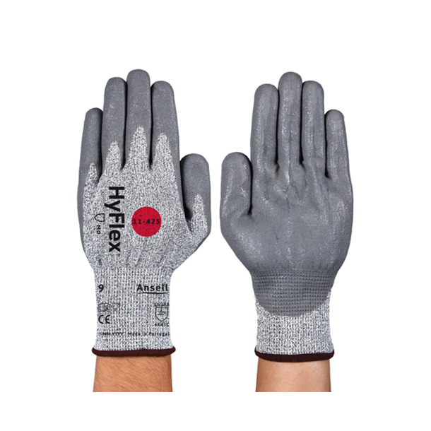 Ansell HyFlex 11-425 P5000 Montagehandske sk�refast pk a 12 par