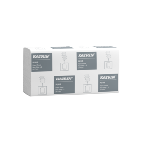 Katrin Plus V-fold Hndkldeark hvid 2 lags 4000 ark