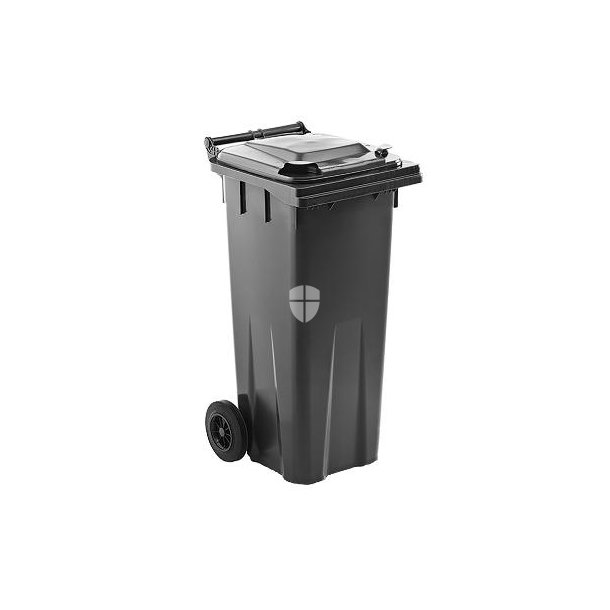Affaldscontainer HDPE plast 140l 505 x 555 x 1100 mm 2 hjul