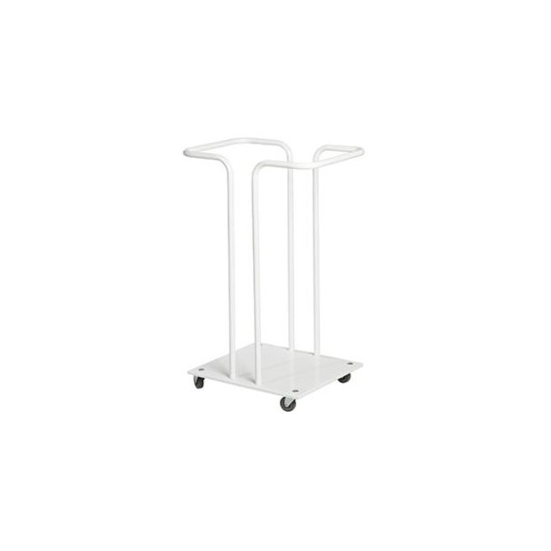 Affaldsstativ hvidt 375 x 500 x h775 mm til100l s�kke