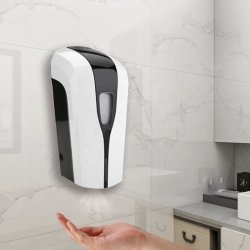 Automatisk berringsfri dispenser med IR sensor 1000ml for skum, gel eller flydende 