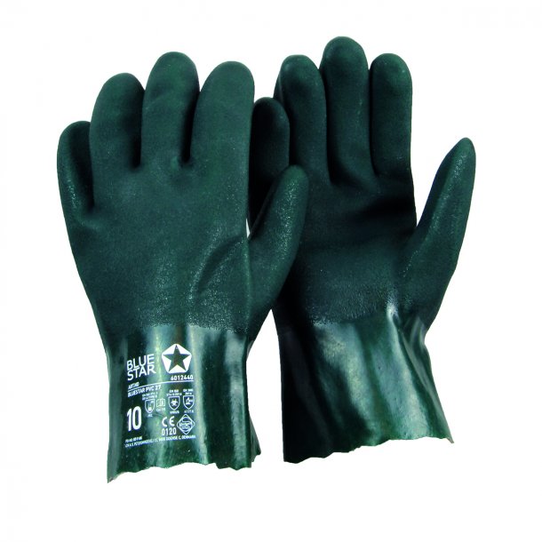 BlueStar PVC Handske 27cm Gr�n