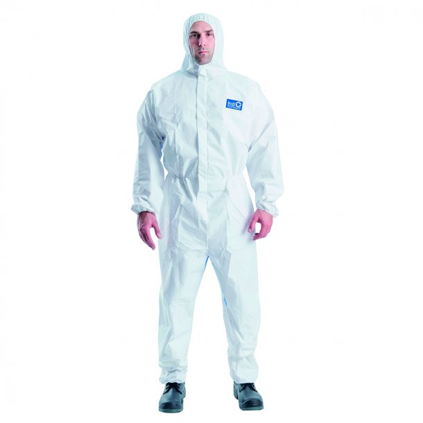 BlueStar Classic Comfort II Dragt med H�tte Hvid 5/6