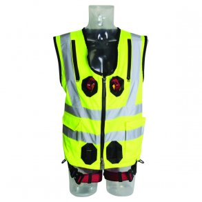 BlueStar 2-P Statisk faldsikringssele med Hi-Viz Vest