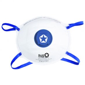 BlueStar FFP2 NR D Maske med Ventil pk a 15 stk