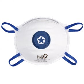 BlueStar FFP3 NR D Maske med Ventil pk a 15 stk