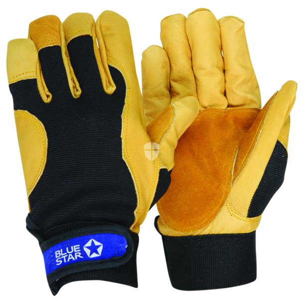 BlueStar X-Fit Elite Handske med Forstrkning Gedeskind