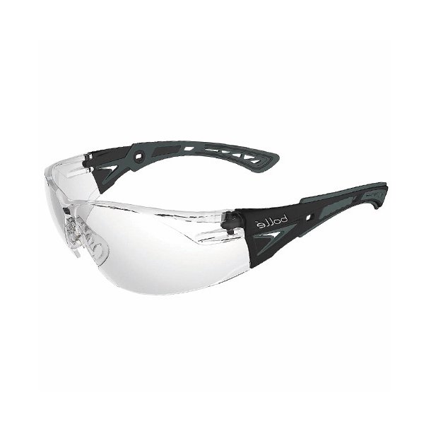 Boll&eacute; Rush+ Sikkerhedsbrille Klar Platinum Gr
