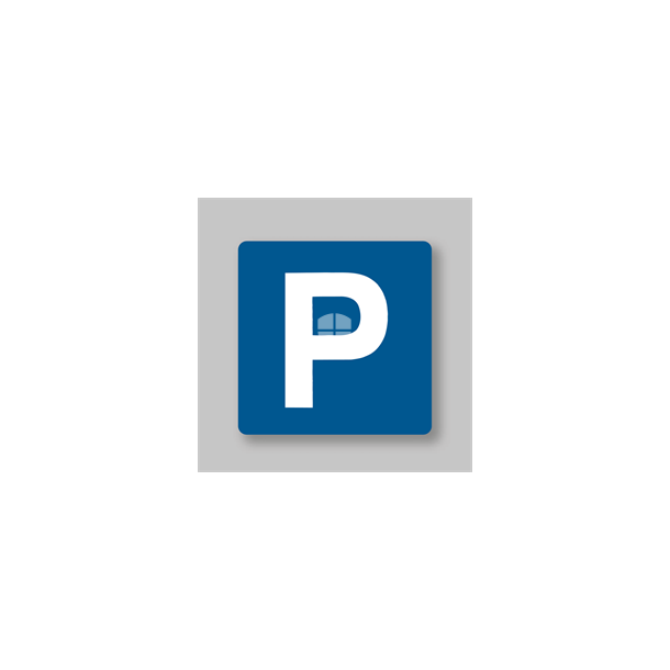 PREMARK E33 Parkering Prfabrikeret termoplast 50 x 50 cm Pakke med 2 stk.