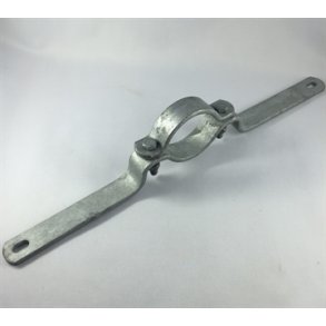 Skilt beslag til stander og tavle Varmgalvaniseret Hulafstand 480 mm