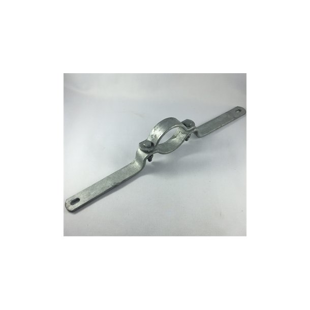 Skilt beslag til stander og tavle Varmgalvaniseret Hulafstand 180 mm