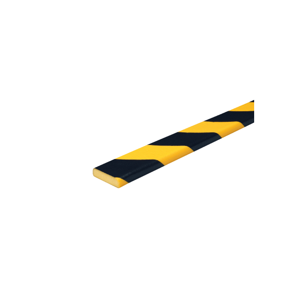 KNUFFI� Fladebeskytter Profil F Freonfrit polyuretanskum Gul/Sort 
