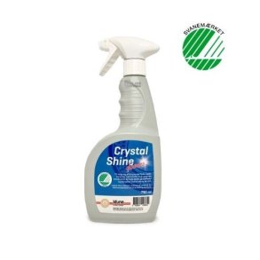 Iduna Glasrens Crystal Shine Plus Svanemrket med spray 9 x 750 ml