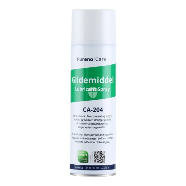 Pureno Glidemiddel med Silicone CA-204 Kulsyre 500 ml