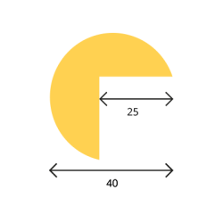 KNUFFI Hjrne- og kantbeskytter Profil A Freonfrit polyuretanskum Gul/Sort 