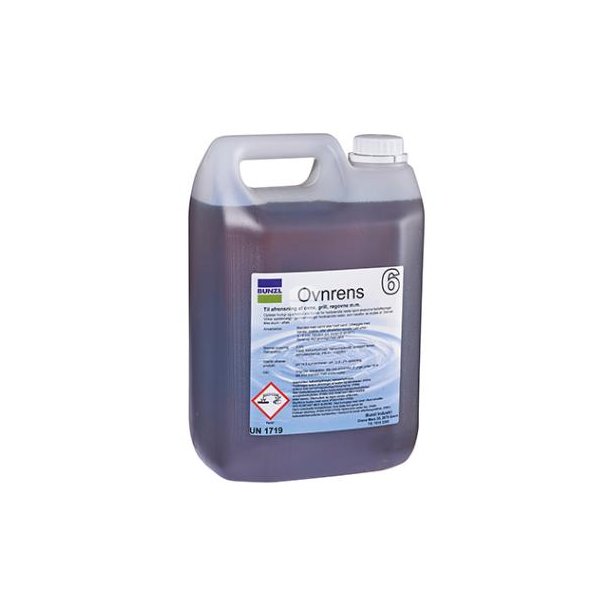 Iduna 6 Ovnrens alkalisk affedtning af industrielle ovne 5 l