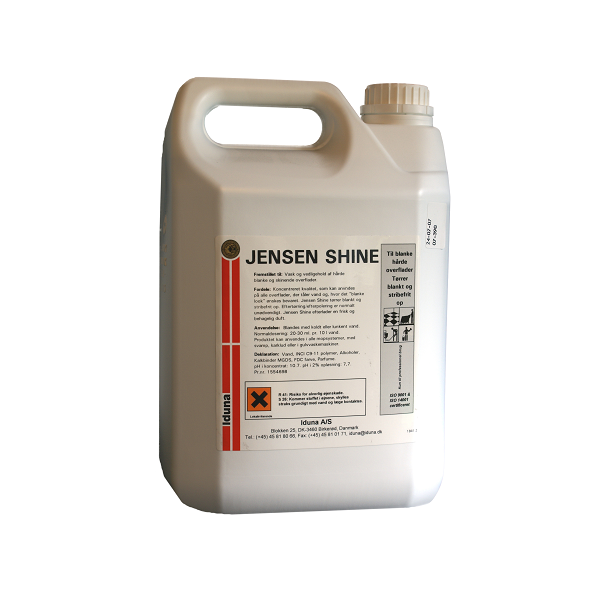 Iduna Jensen Shine Universal Gulvvask til blanke og h�rde gulve 5 l