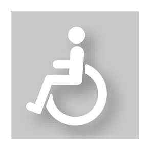 PREMARK Invalid / handicap symbol Prfabrikeret termoplastisk vejmarkering 100 x 87 cm pk a 5 stk