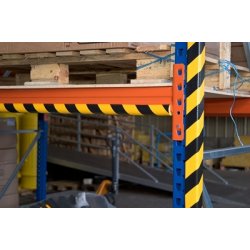 KNUFFI Hjrnebeskytter Profil H Freonfrit polyuretanskum Gul/Sort 