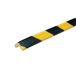 KNUFFI Hjrnebeskytter Profil H Freonfrit polyuretanskum Gul/Sort 