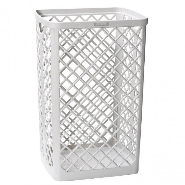Katrin 4287 Affaldskurv hvid plast 40l