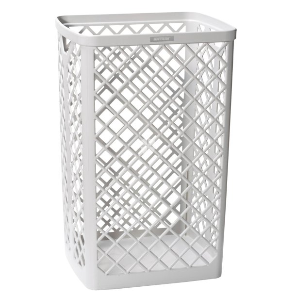Katrin 4287 Affaldskurv hvid plast 40l