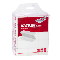 Katrin 343023 Classic Non Stop M2 Hndkldeark hvid 203x255mm 2 lag