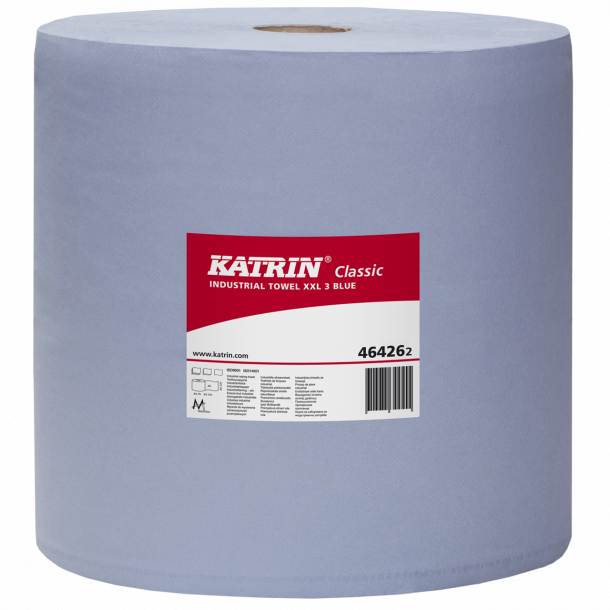 Katrin 464262 Classic XXL3 Aft�rringsrulle bl� 3 lag 38cmx380m