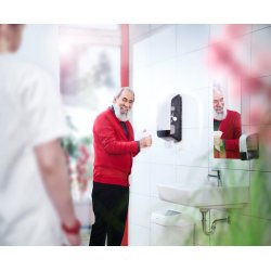 Katrin 90168 Dispenser M Non Stop hndkldeark hvid plast