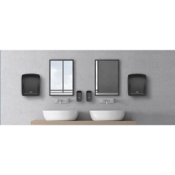 Katrin 92025 System Dispenser hndklderulle sort plast