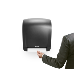 Katrin 92025 System Dispenser hndklderulle sort plast