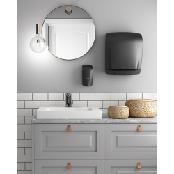 Katrin 92025 System Dispenser hndklderulle sort plast