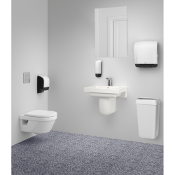 Katrin 104582 Dispenser Toilet System toiletrulle hvid plast