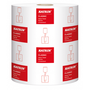 Katrin Classic M Hndklderulle m/hylse 300m hvid 1 lag