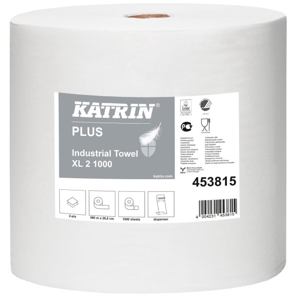 Katrin 453815 Plus XL2 1000 Aftrringsrulle 380m bredde 26,5cm