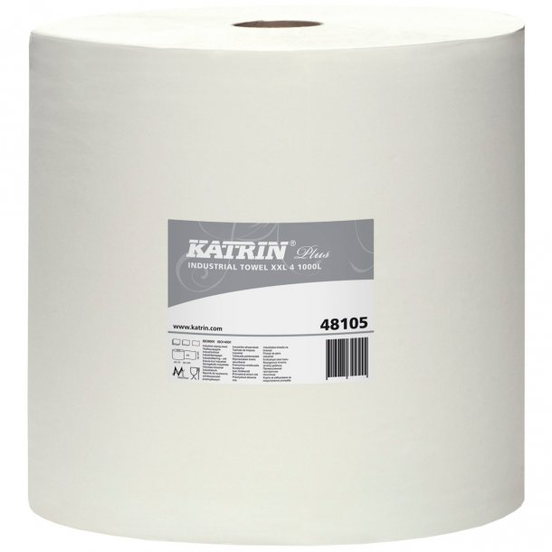 Katrin 481054 Plus XXL Aft�rringsrulle 360m 4 lag bredde 38cm