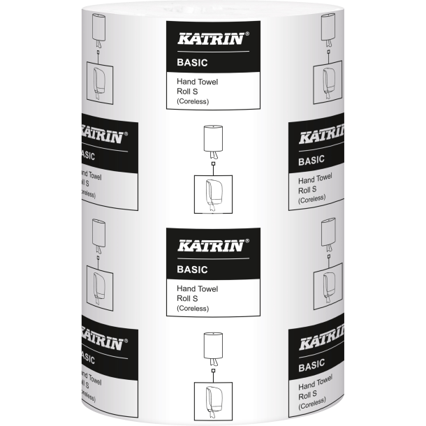 Katrin Basic S coreless Hndklderulle natur 100m 1 lag pk a 12 rl