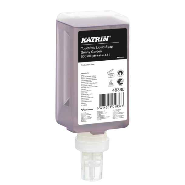 Katrin 48380 flydende sbe Sunny Garden Touch Free 500ml 12 stk