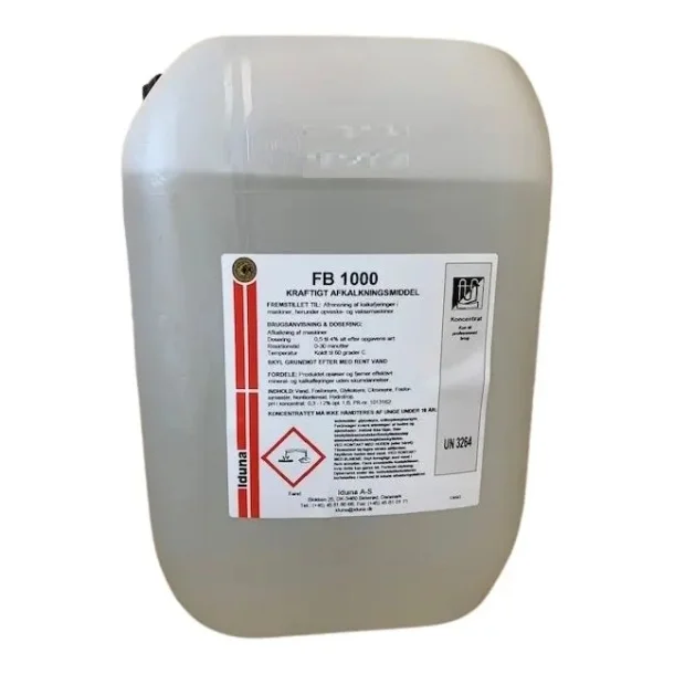 Iduna Kraftig afkalkningsmiddel, CIP, FB 1000, 10 ltr/12,5kg, sur,