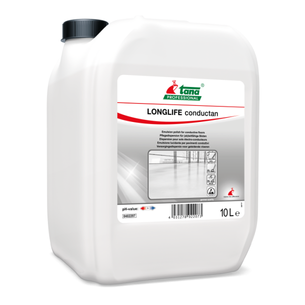 Tana Professional LONGLIFE Conductan gulvpolish halvblank 10 l
