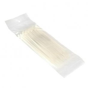 Longopac Kabelbinder hvid 180x3,6mm til Mini pose kassette pk a 250 stk