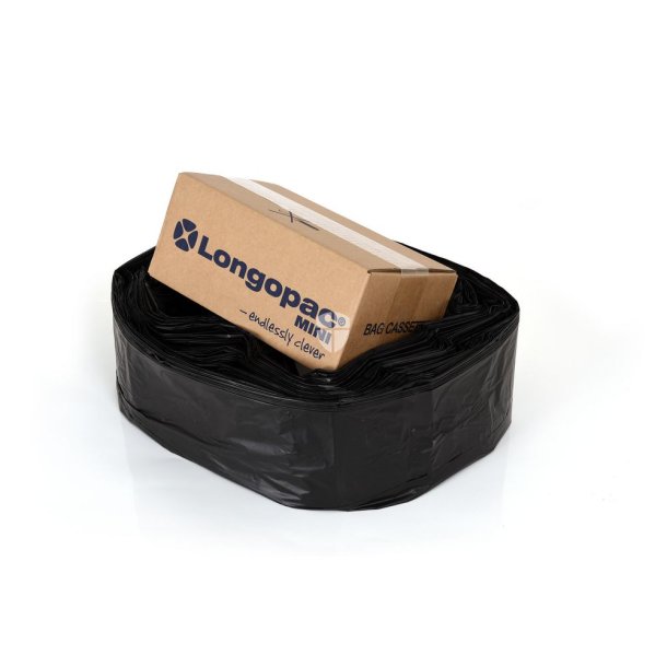 Longopac Pose kassette 60m sort med strips til Mini stativ 35cm