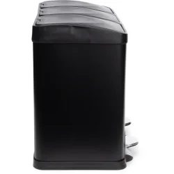 Atlantic Affaldsstation 3x15l med pedallg sort