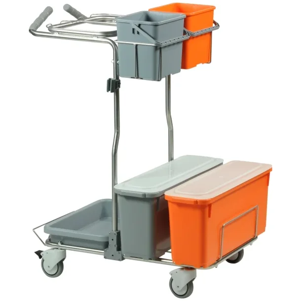 Minatol Reng�ringsvogn Smart 2 med 2 moppespande