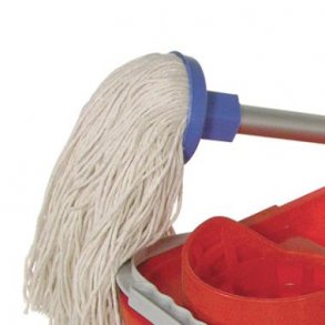 Minimop skaft Aluminium 140cm Sekskant gevind