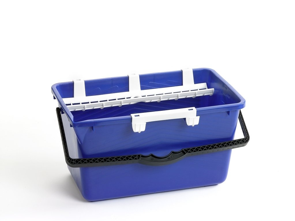 Moerman Vinduespudser sæt 18 l spand rist og holder pk a 10 stk ...