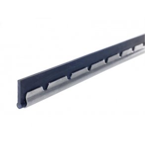 Moerman Rustfri Skinne med gummi 15 cm pk a 10 stk