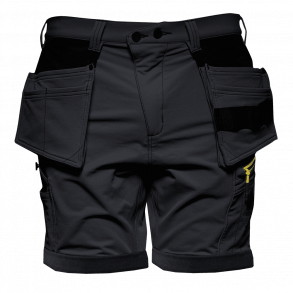 Monitor Versatile 4WS arbejdsshorts Caviar black