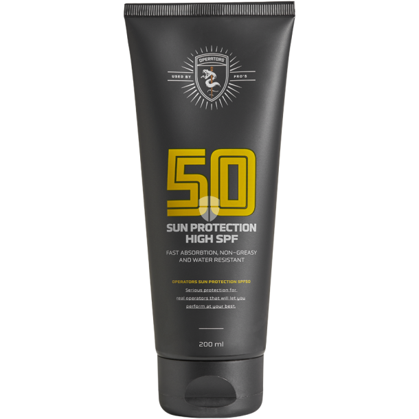 Operators SPF50 Solcreme 200ml pk a 6 stk