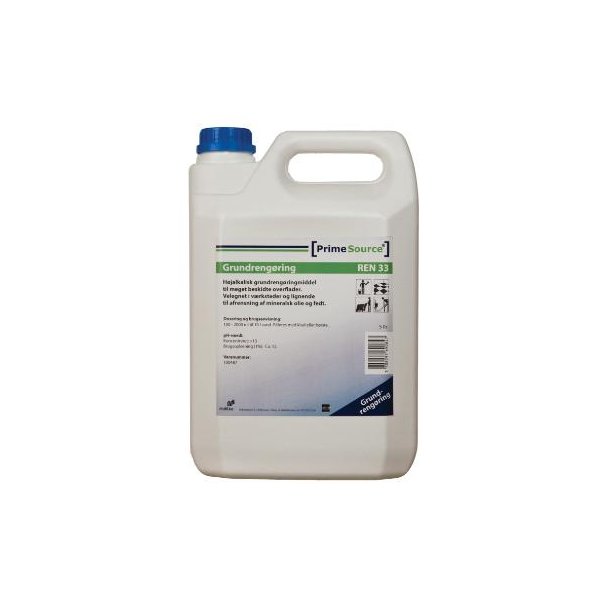 PrimeSource Grundreng�ring Ren 33 uden parfume 3 x 5l